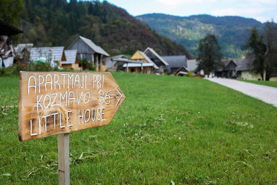 Apartmaji Pri Kozmavo - Little House Бохинь Экстерьер фото